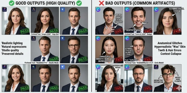 Best AI Headshot Generators 2026: We Tested 8 - Most Look Fake